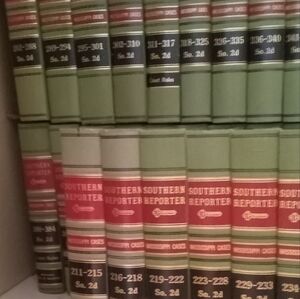 Southern Reporter Mississippi Law Book, So. 2d, West Publishing